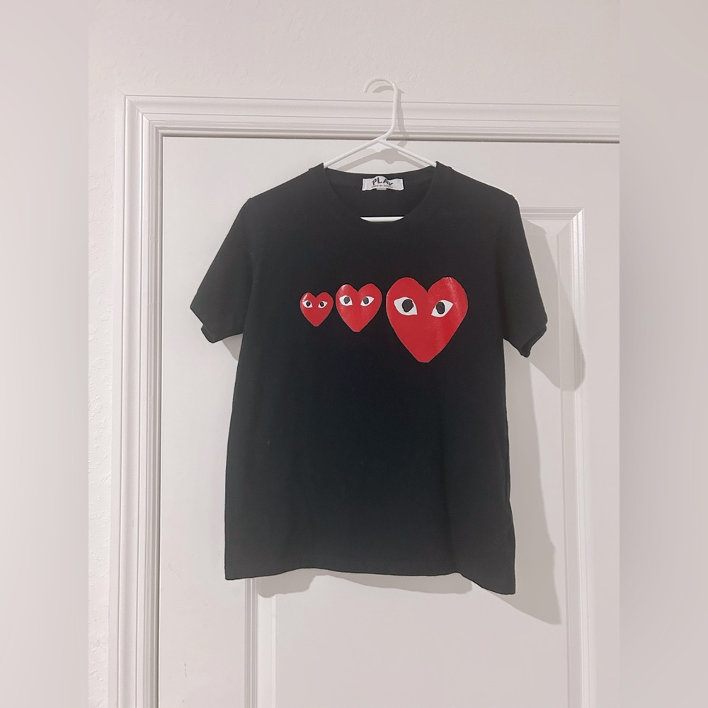 COMME DE GARÇONS PLAY Triple Heart Tee
